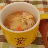 セロリとオーシャンレッグの卵スープ